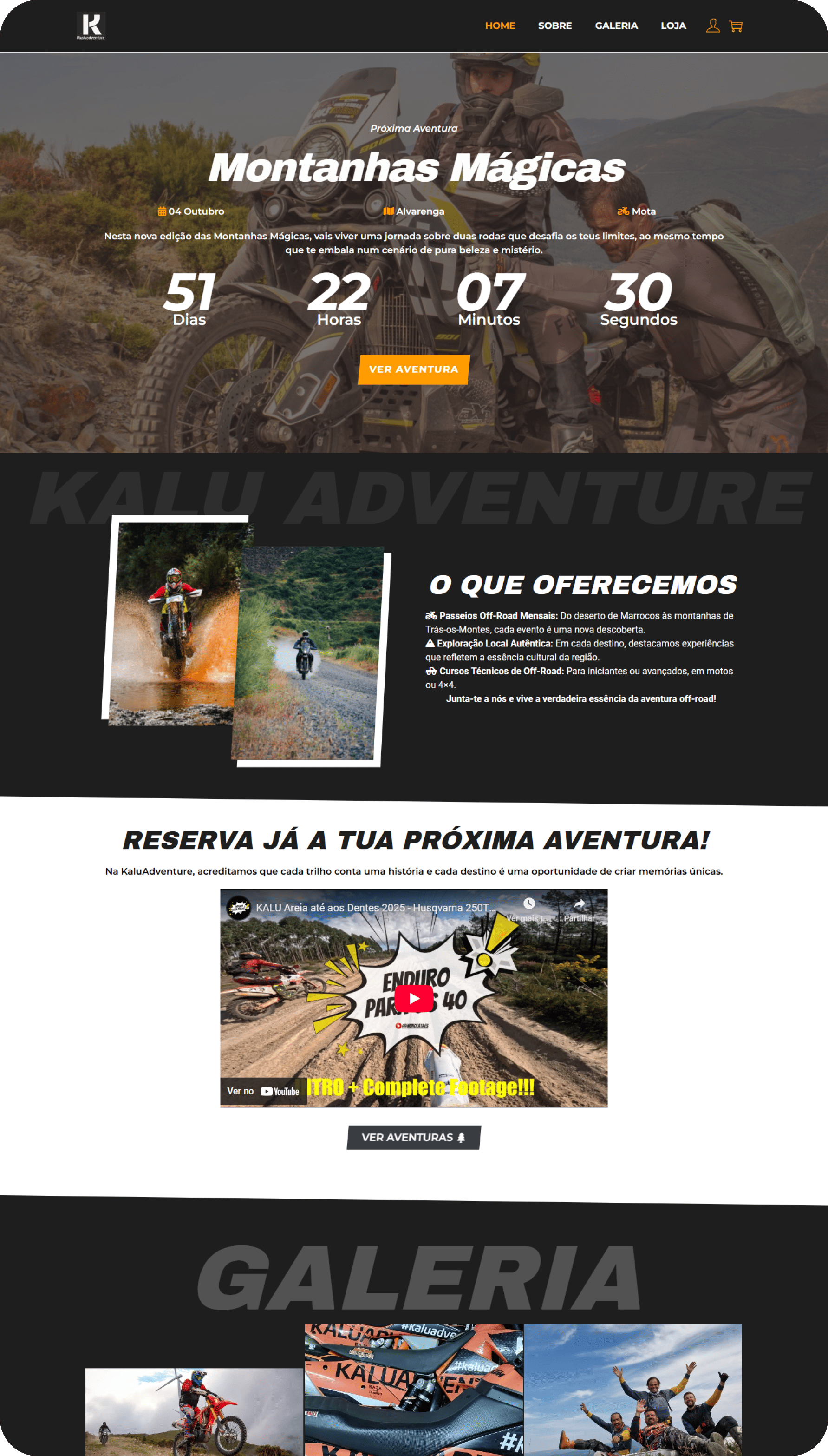 Website Kalu Adventure